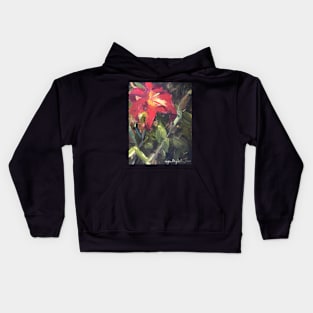 A Lily Among Zinnias Kids Hoodie